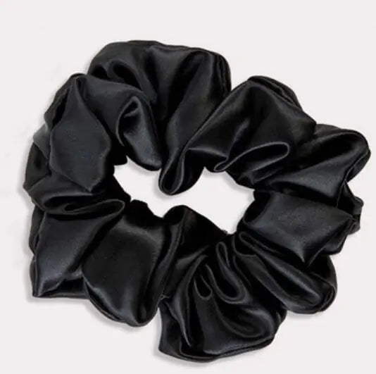 Satin hair scrunchie