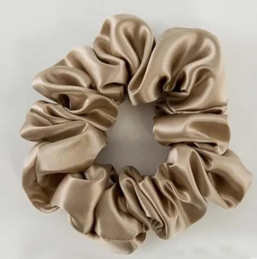 Satin hair scrunchie