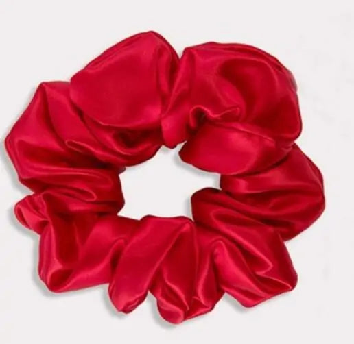 Satin hair scrunchie