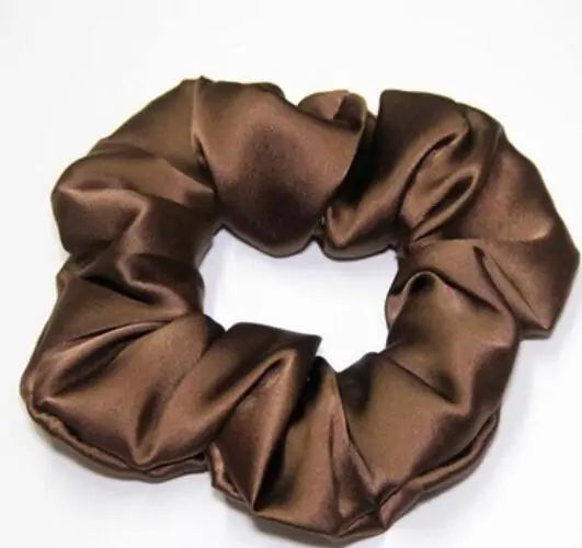 Satin hair scrunchie