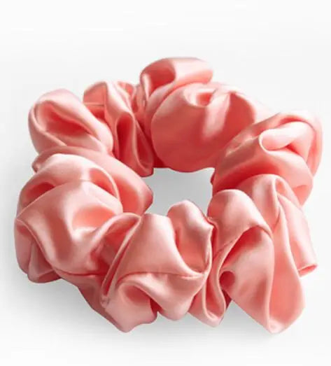 Satin hair scrunchie