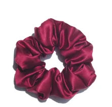 Satin hair scrunchie